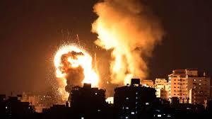 حمله پهپادی به چادرهای آوارگان فلسطینی در غزه + فیلم