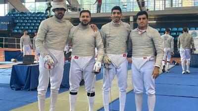 کاپ جهانی اسپانیا؛ پایان کار تیم ملی سابر ایران با کسب رتبه دهم