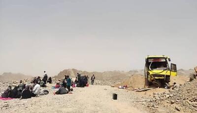 علت واژگونی اتوبوس در تفت چه بود؟
