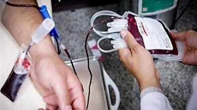 تیم سیار انتقال خون کرمانشاه در ثلاث باباجانی مستقر است