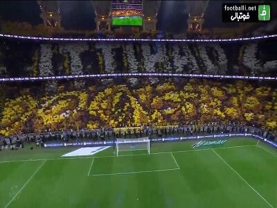 جو بی نظیر و فوق العاده هواداران الاتحاد قبل از دیدار با ضمک