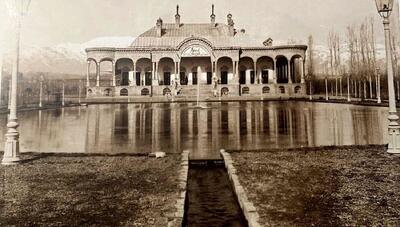 ورودی باغ سفارت روسیه: تصویری از تهران قدیم