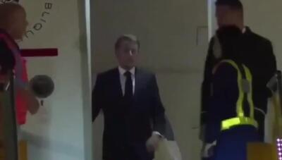 ببینید؛ مکرون از همسرش سیلی خورد!