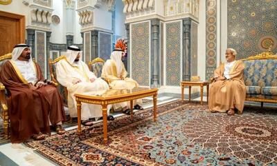وزیر دفاع امارات با سلطان عمان دیدار کرد