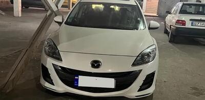 مزایده یک دستگاه خودرو مزدا 3 N مدل 1394 سفید اتومات یک شرکت معتبر در تهران تا 1