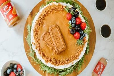 آموزش شیرینی پزی / طرز تهیه کیک لوتوس خانگی با طعم کارامل
