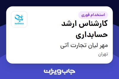 استخدام کارشناس ارشد حسابداری - آقا در مهر لیان تجارت آتی