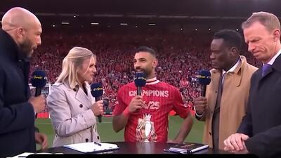 صحبت‌های محمد صلاح در جشن قهرمانی لیورپول - پارس فوتبال