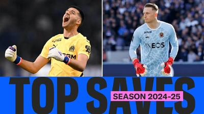 سیو‌های برتر فصل 2024/25 لیگ یک فرانسه - پارس فوتبال