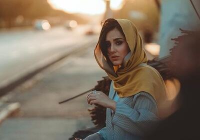 ژست هنری نگار نیکدل در جدیدترین عکس‌هایش