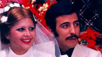 تصاویر؛ آبان ۱۳۵۰: جشن ازدواج علی حاتمی و زری خوشکام