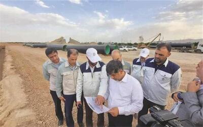 اتصال خط انتقال آب دریای عمان به فولاد مبارکه در تابستان