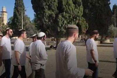 رقص و پایکوبی صهیونیست‌ها در مسجد الاقصی + فیلم (۵ خرداد ۱۴۰۴)