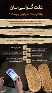 اینفوتاناک | علت گرانی نان و اعتراضات نانوایان