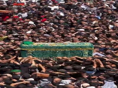تشییع نمادین پیکر مطهر امام جواد (علیه السلام) در کاظمین