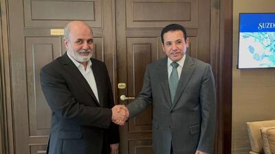 عکس/ دیدار دبیر شورای عالی امنیت ملی با همتای عراقی