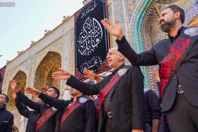 مراسم عزاداری موکب خادمان آستان مقدس علوی به مناسبت شهادت جوادالائمه