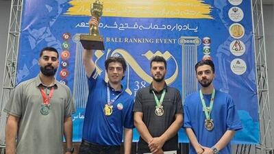 قهرمانی پاکت بیلیارد دسته اول به نماینده اصفهان رسید