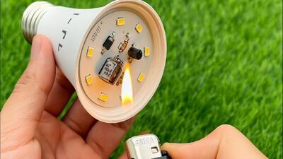 سه ترفند کاربردی برای تعمیر لامپ‌های LED سوخته (فیلم)