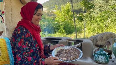 آموزش طبخ کله پاچه به روش بانوی روستایی با طعمی اصیل (فیلم)