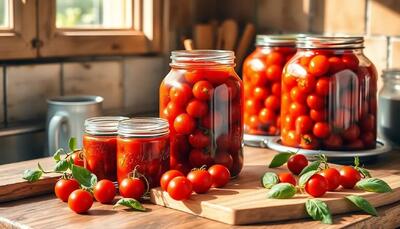 مراحل تهیه شور گوجه گیلاسی خانگی