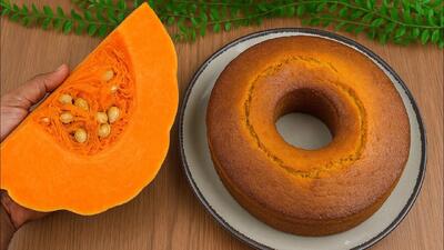 طرز تهیه کیک عصرانه آسان و پف دار با کدوحلوایی