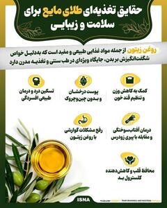 اینفوگرافی/ حقایق تغذیه‌ای طلای مایع برای سلامت و زیبایی | اقتصاد24