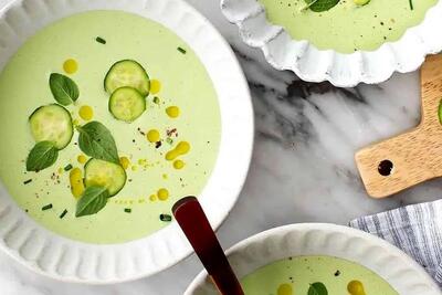 طرز تهیه سوپ خیار؛ پیش‌غذای رژیمی خوشمزه و خنک برای لاغری
