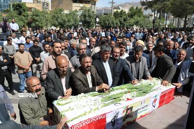 پیکر «سلام امینی» نماینده سابق ایلام، تشییع شد