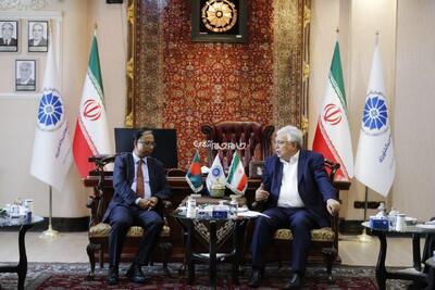 حضور سفیر بنگلادش در ایران در اتاق بازرگانی تبریز