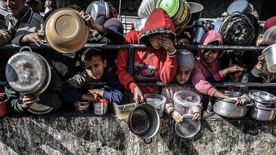 ۲۵۰ هزار نفر از ساکنان غزه در آستانه مرگ بر اثر گرسنگی