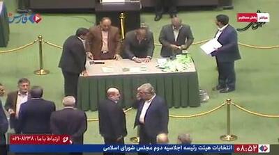فیلم/ شمارش آرا برای ریاست مجلس آغاز شد