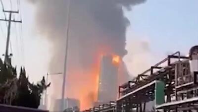 انفجار مهیبی امروز کارخانه شیمیایی شاندونگ یودا در گائومی چین را لرزاند