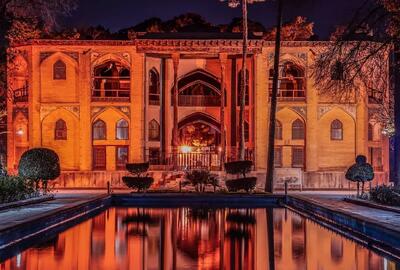 آبشار مصنوعی 400 ساله کاخ هشت بهشت اصفهان + فیلم - سبک ایده آل