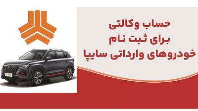 ارائه خدمت حساب وکالتی در بانک ملت برای متقاضیان خرید خودروهای وارداتی شرکت سایپا - صنعت مالی