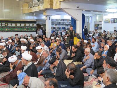 گزارش تصویری: مراسم عزاداری شهادت امام جاود (ع) در دفتر آیت الله العظمی صانعی | شفقنا