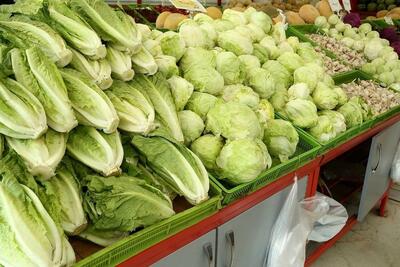 قیمت انواع سبزیجات برگی و غیر برگی در تهران
