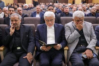 حضور عارف در مراسم ختم خیر مدرسه ساز