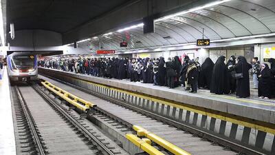 اختلال در خط یک مترو تهران