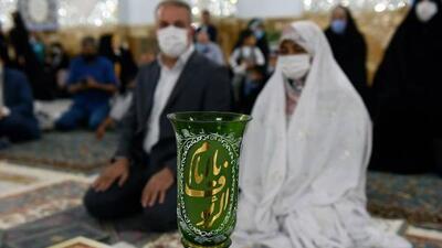 امروز صدها جوان در حرم امام رضا(ع) ازدواج کردند