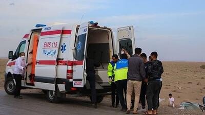 واژگونی خودرو در اتوبان قم - گرمسار سبب مرگ مادر و کودک شد
