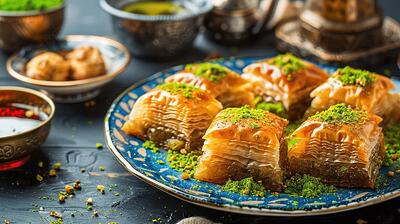 طرز تهیه باقلوای خانگی به شیوه ای آسان