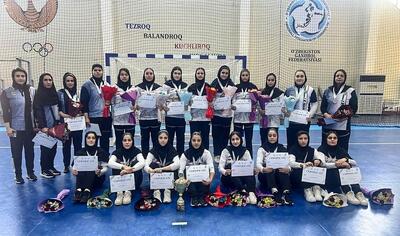 دختران نوجوان هندبال ایران روی سکوی سوم تورنمنت ازبکستان ایستادند