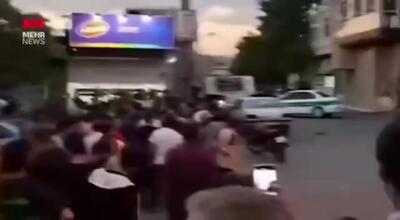 اولین تصاویر از تیراندازی به سوی مردم در تویسرکان/ شنیده شدن صدای تیراندازی ممتد