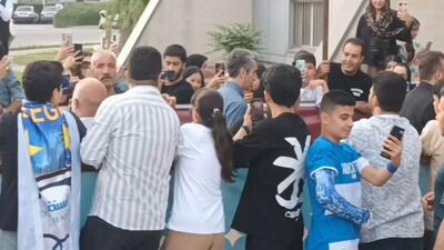 ورود کاروان استقلال به محل اقامتش در اراک برای فینال جام حذفی
