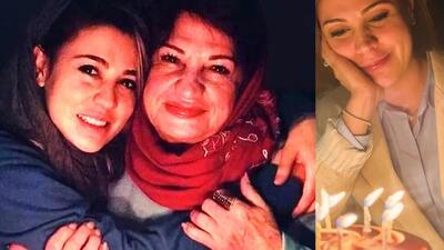 خبر روز | عکس از مراسم تولد خودمانی شیدا خلیق در کنار مادرش ناهید مسلمی | گلی شی