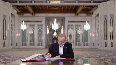 گزارش تصویری/ بازدید پزشکیان از مسجد جامع سلطان قابوس در مسقط
