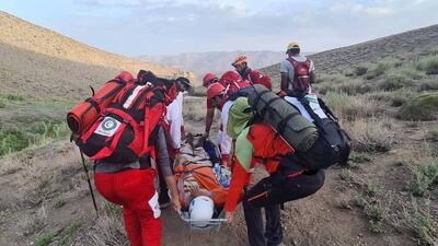 ۸ ساعت جستجو برای نجات کوهنورد گمشده در ارتفاعات طالقان