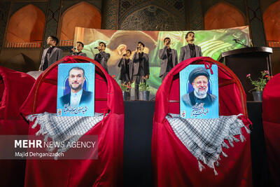 تولبد آثار هنری دانش آموزان در پویش «رئیسی عزیز»
