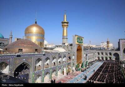 خادمی وحید امیری بازیکن تیم پرسپولیس در حرم امام رضا(ع)- فیلم فیلم استان تسنیم | Tasnim